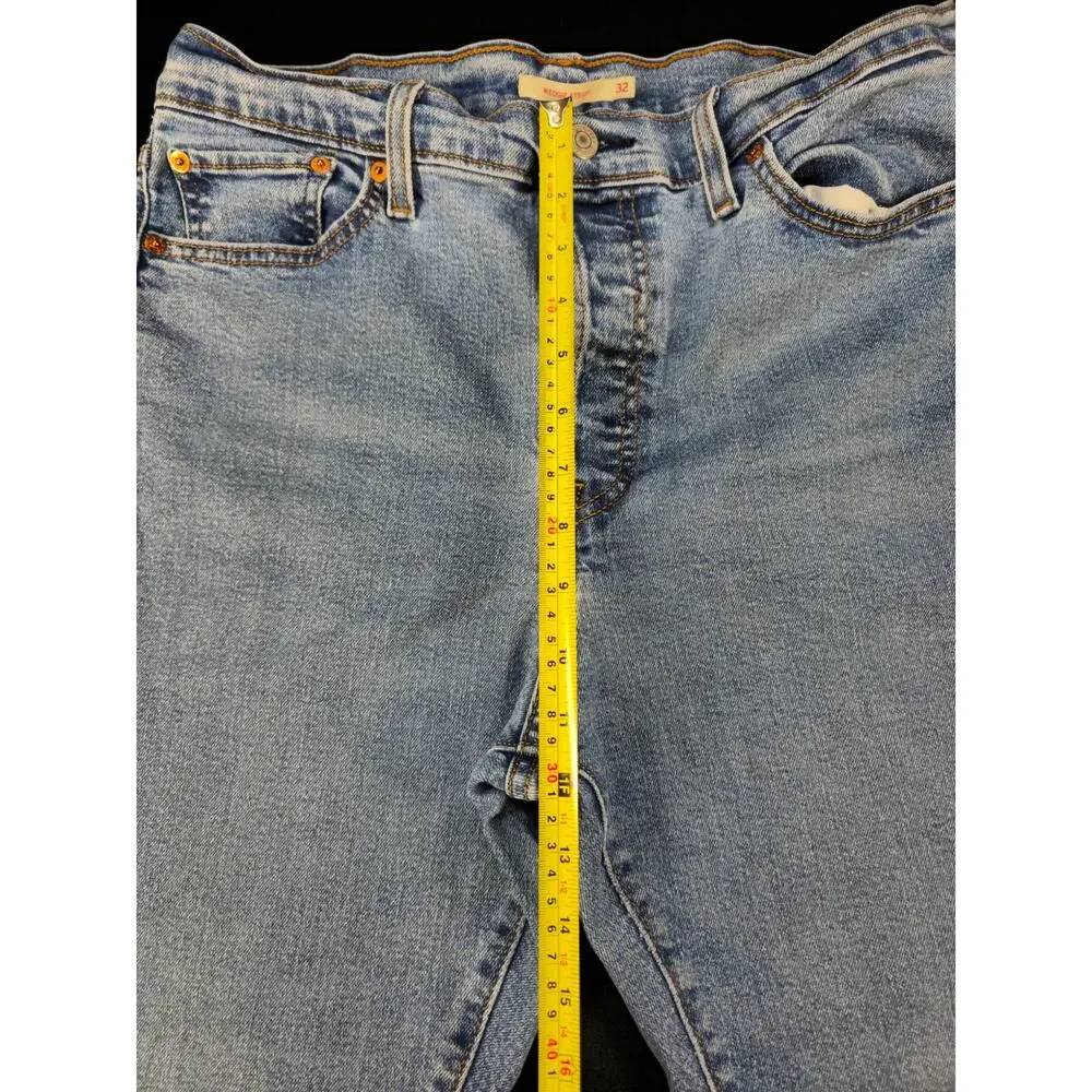Levi's 550 Relaxed Fit Jeans Mens W32 L28 Light Wash Denim Straight Leg